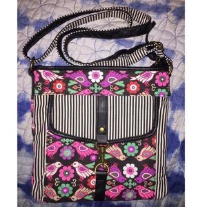 NWOT Birds & Flowers Purse Crossbody